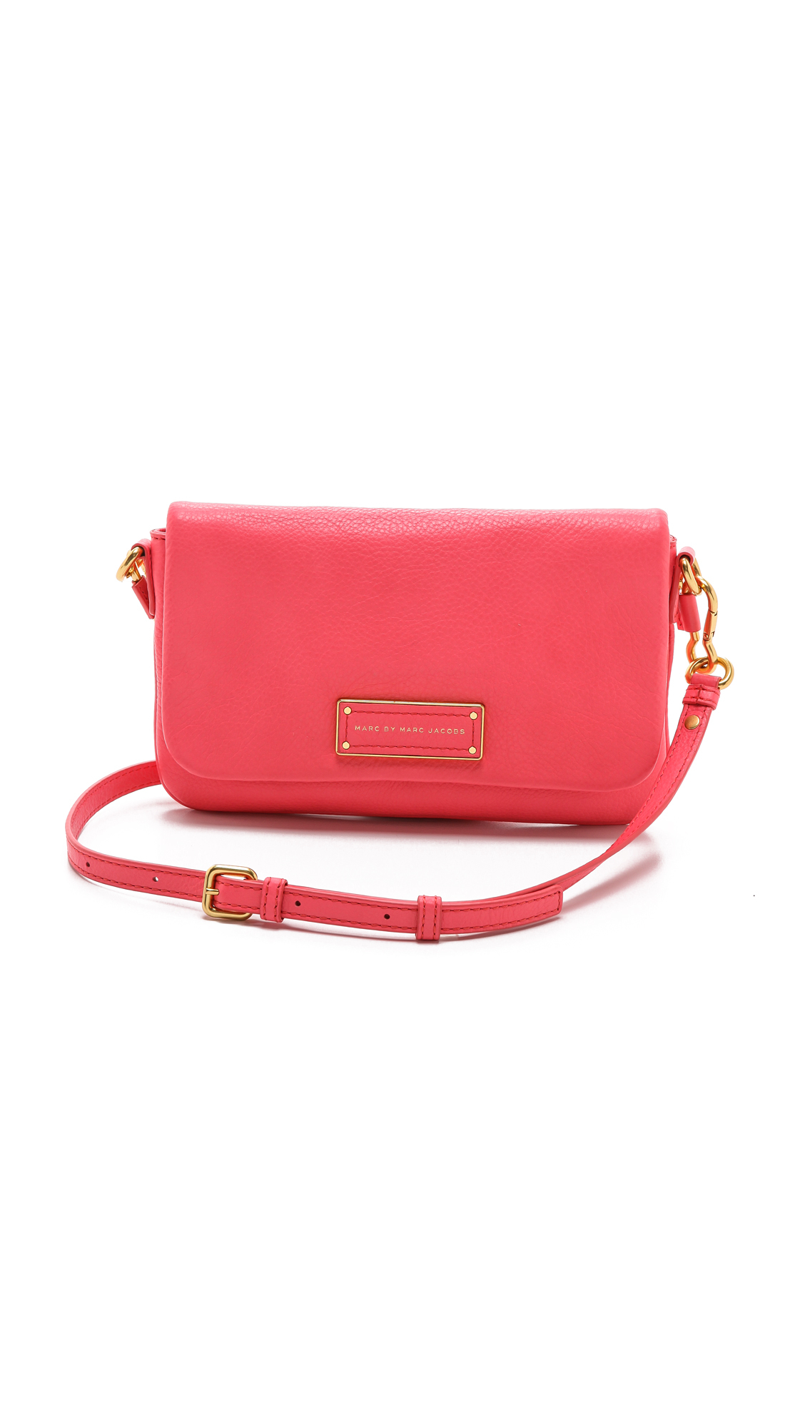 Marc By Marc Jacobs Too Hot To Handle Flap Percy Bag Bright Coral in Pink -  Lyst