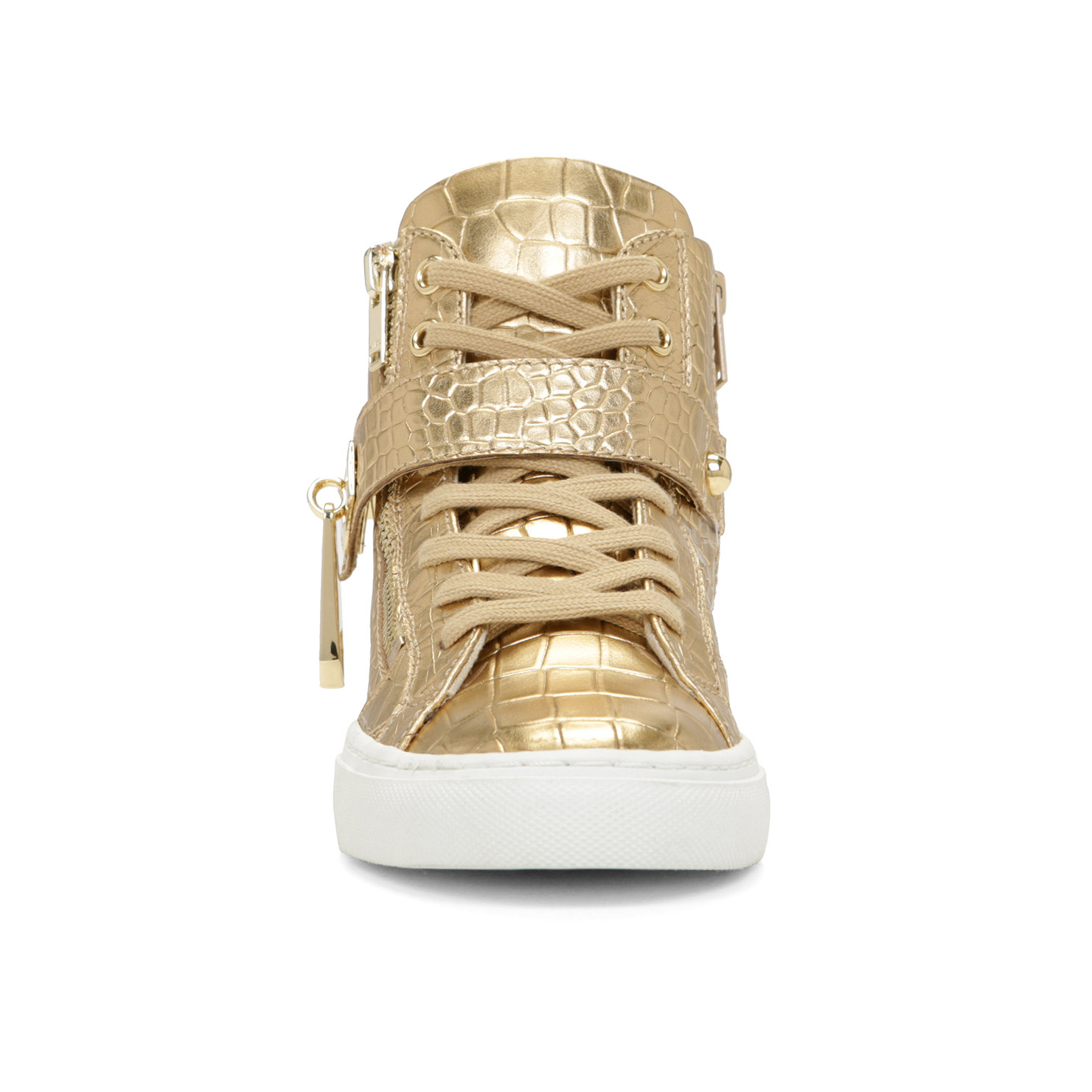 aldo gold sneakers