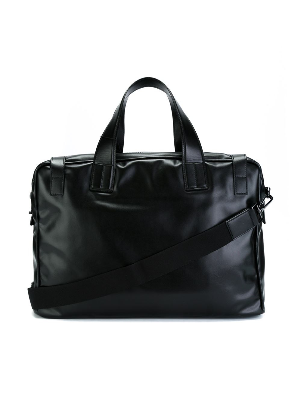 Emporio Armani Quilted Travel Bag in Black for Men - Lyst