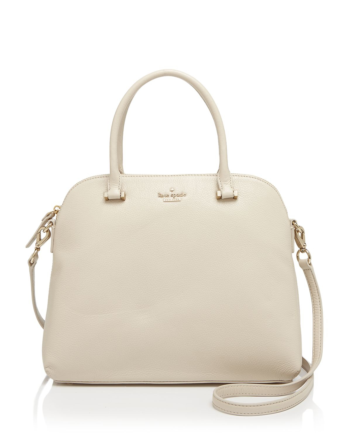 Kate Spade Satchel - Emerson Place Smooth Margot in White (Clay ...