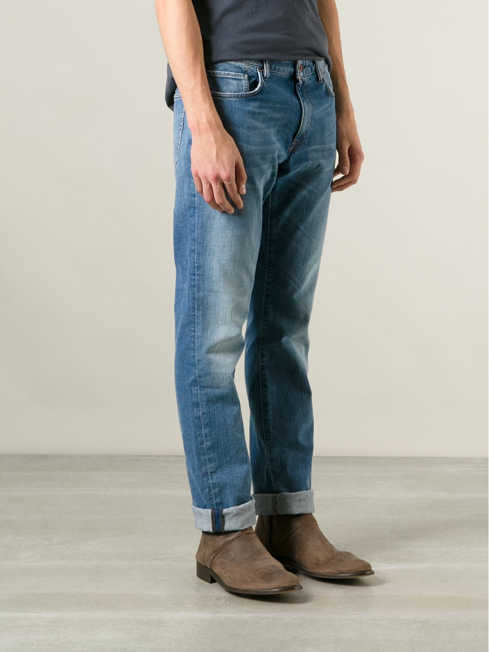 Incotex Ray Straight Leg Jeans in Blue for Men | Lyst