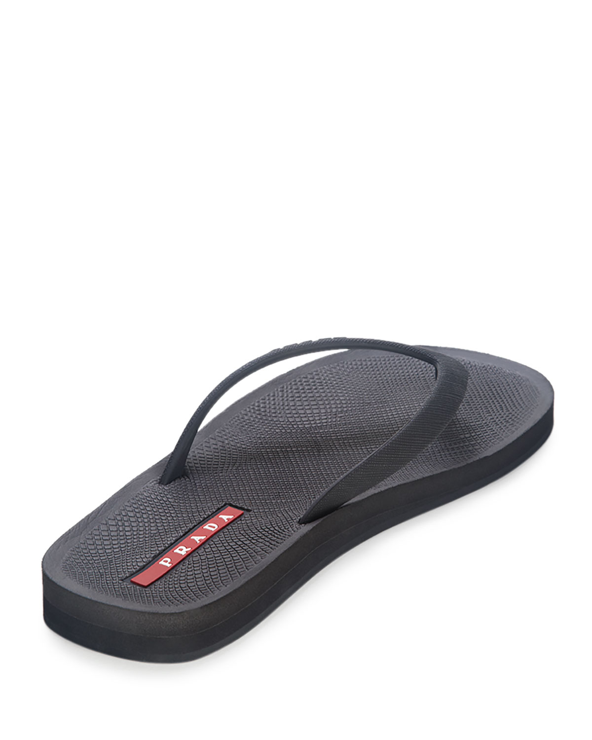 prada rubber flip flops