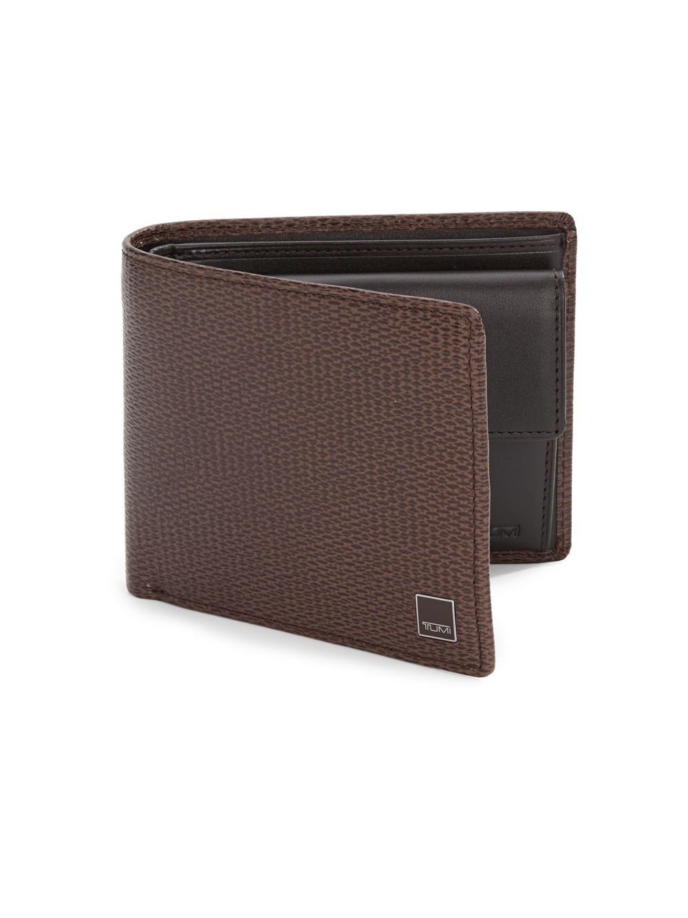 Lyst - Tumi Textured Leather Global Billfold Wallet in Brown for Men
