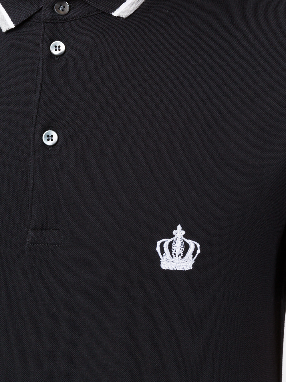 Dolce & Gabbana Crown Polo Shirt in Black for Men - Lyst