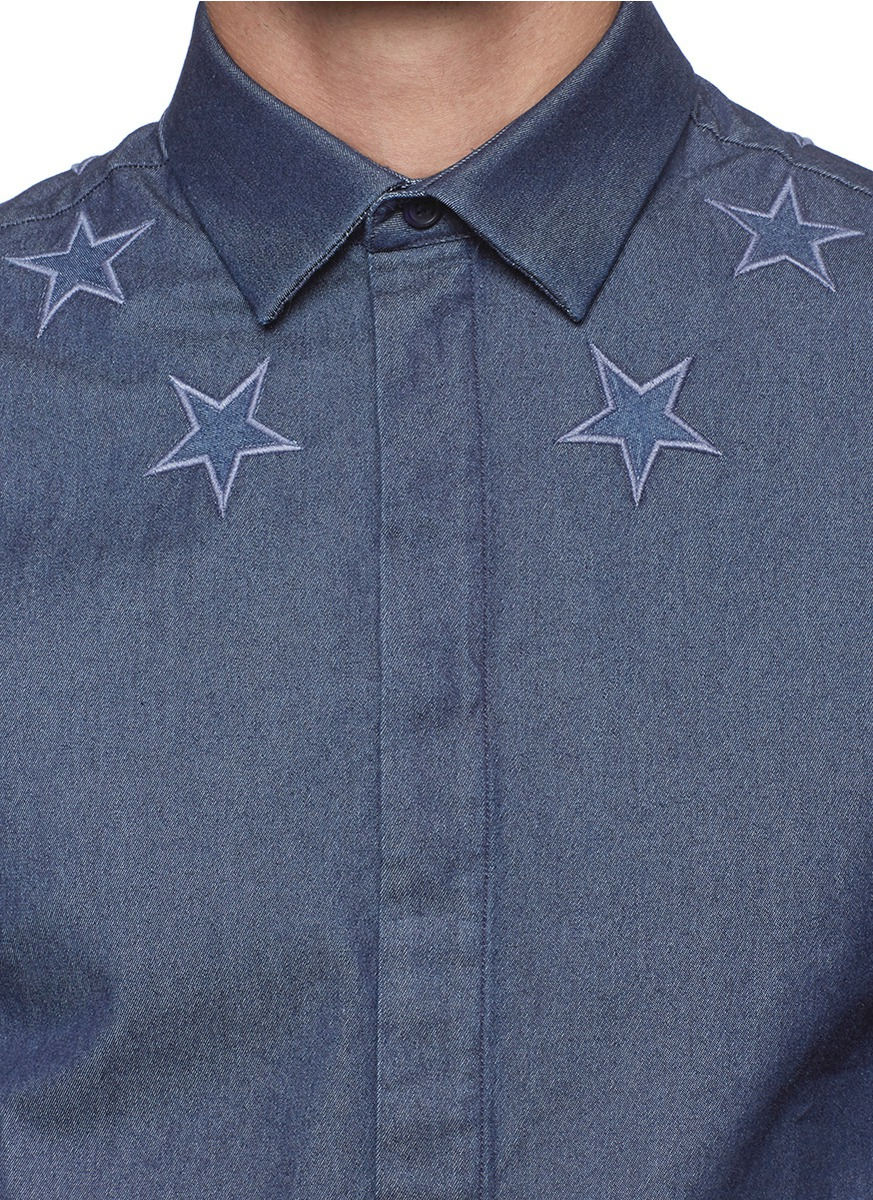givenchy blue shirt