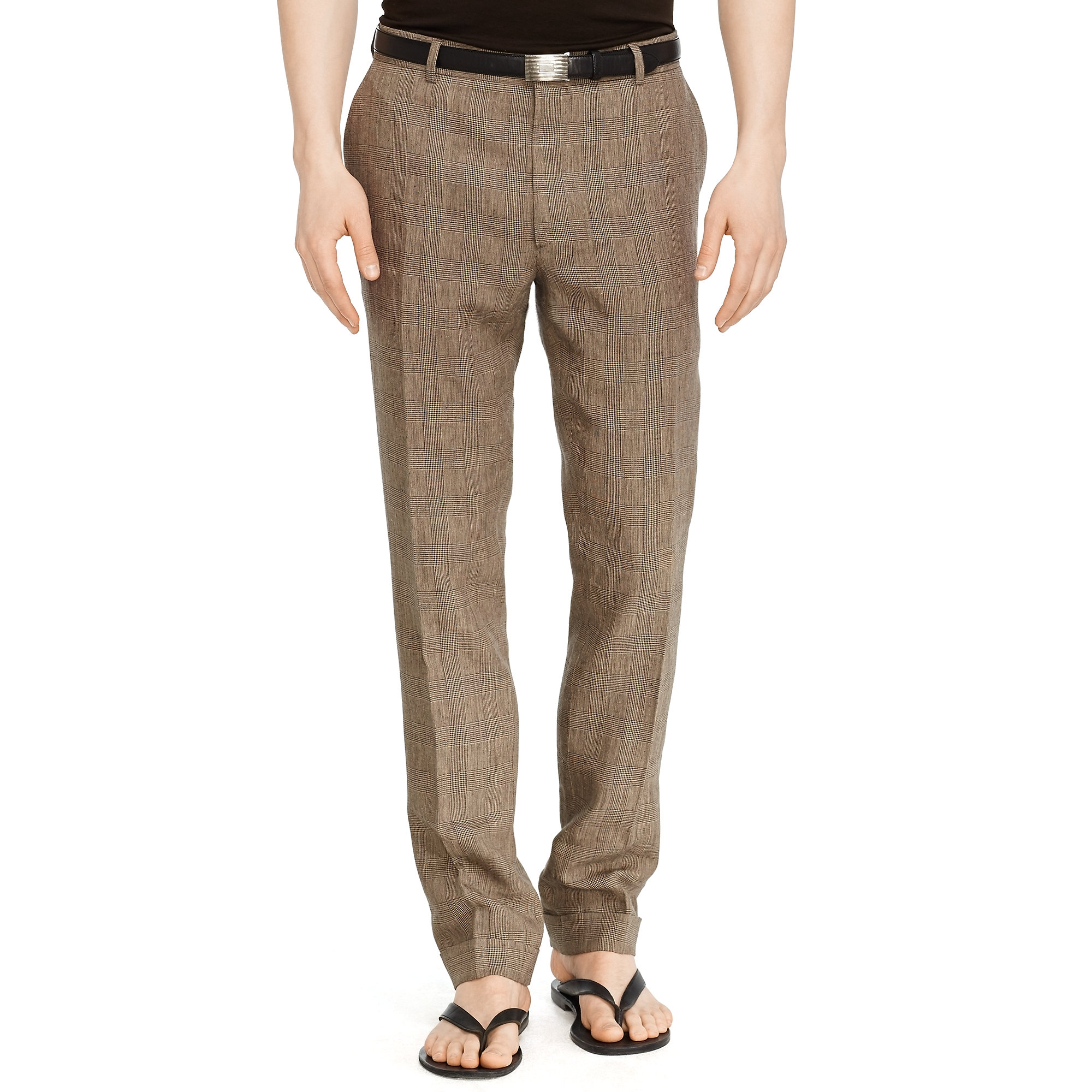 glen plaid pants mens