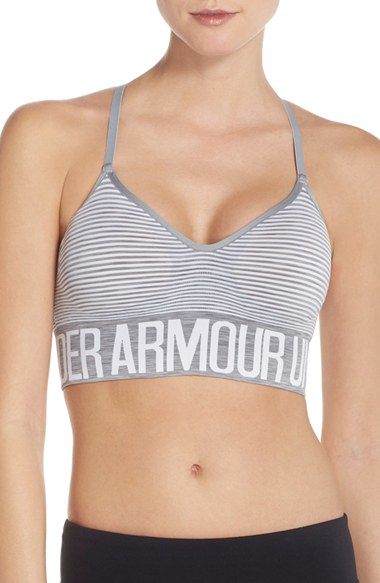 white under armour sports bra