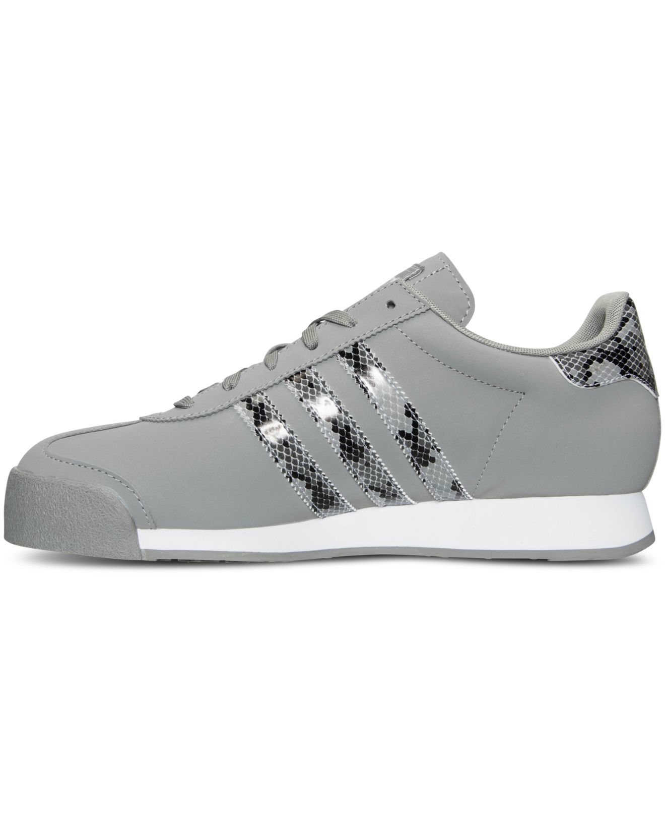 adidas Originals Leather Men's Samoa Reptile Casual Sneakers From Finish  Line in Gray for Men | Lyst