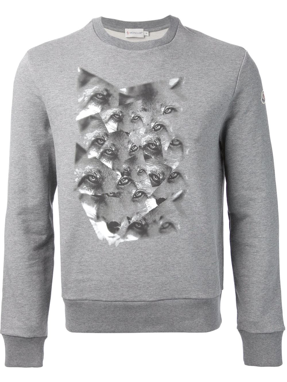 wolf print sweatshirt