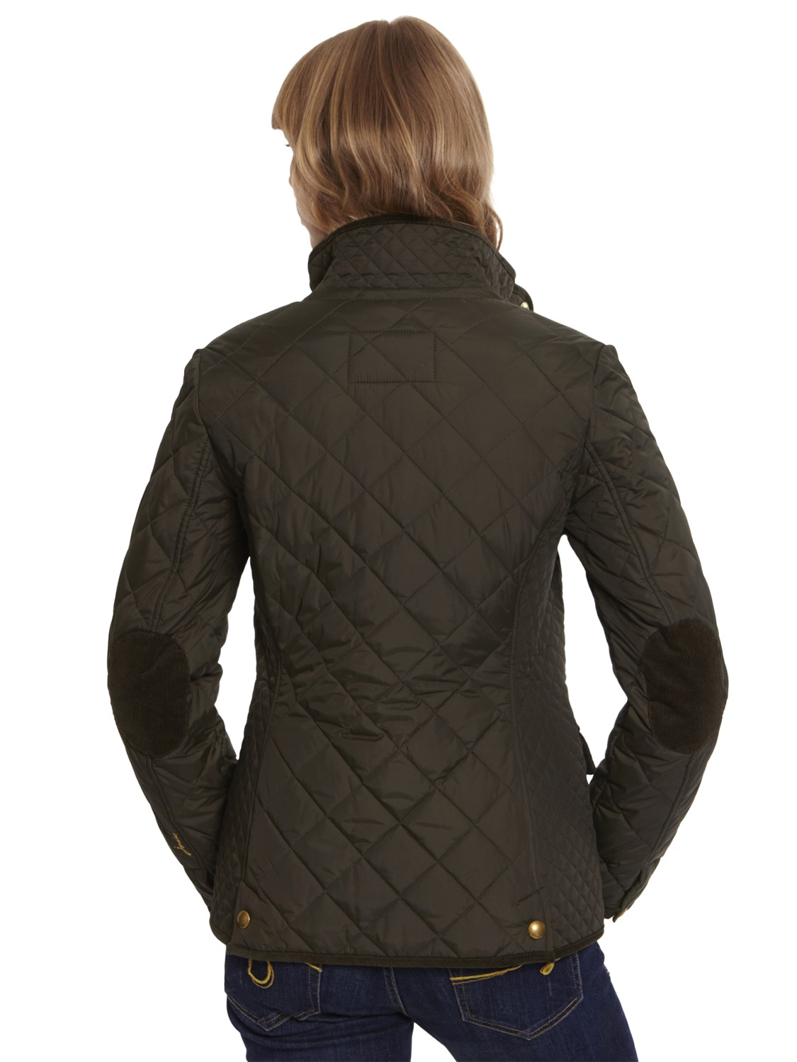 Joules Moredale Quilted Jacket in Green Lyst