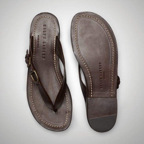 Ralph Lauren Immanuel Leather Sandal in 