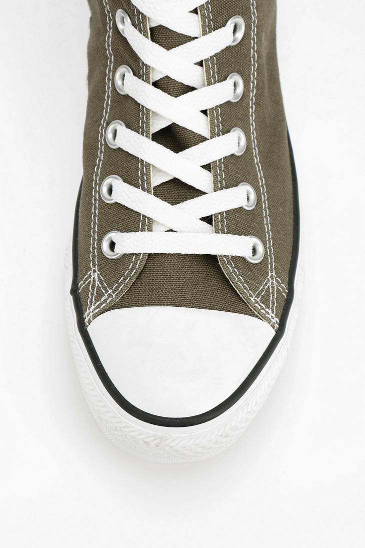 olive converse high tops