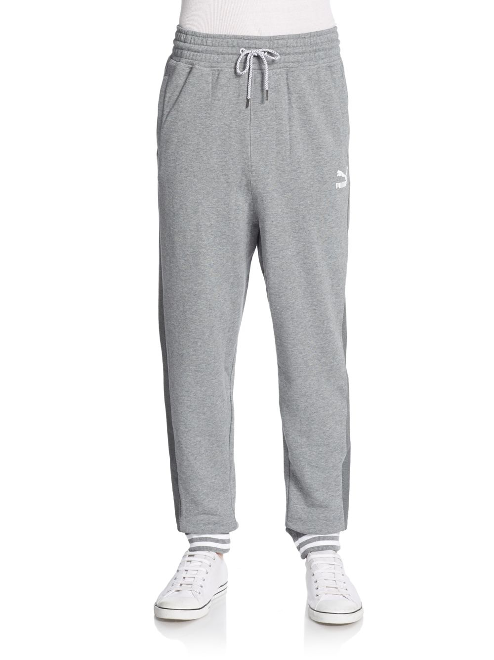 grey puma sweats