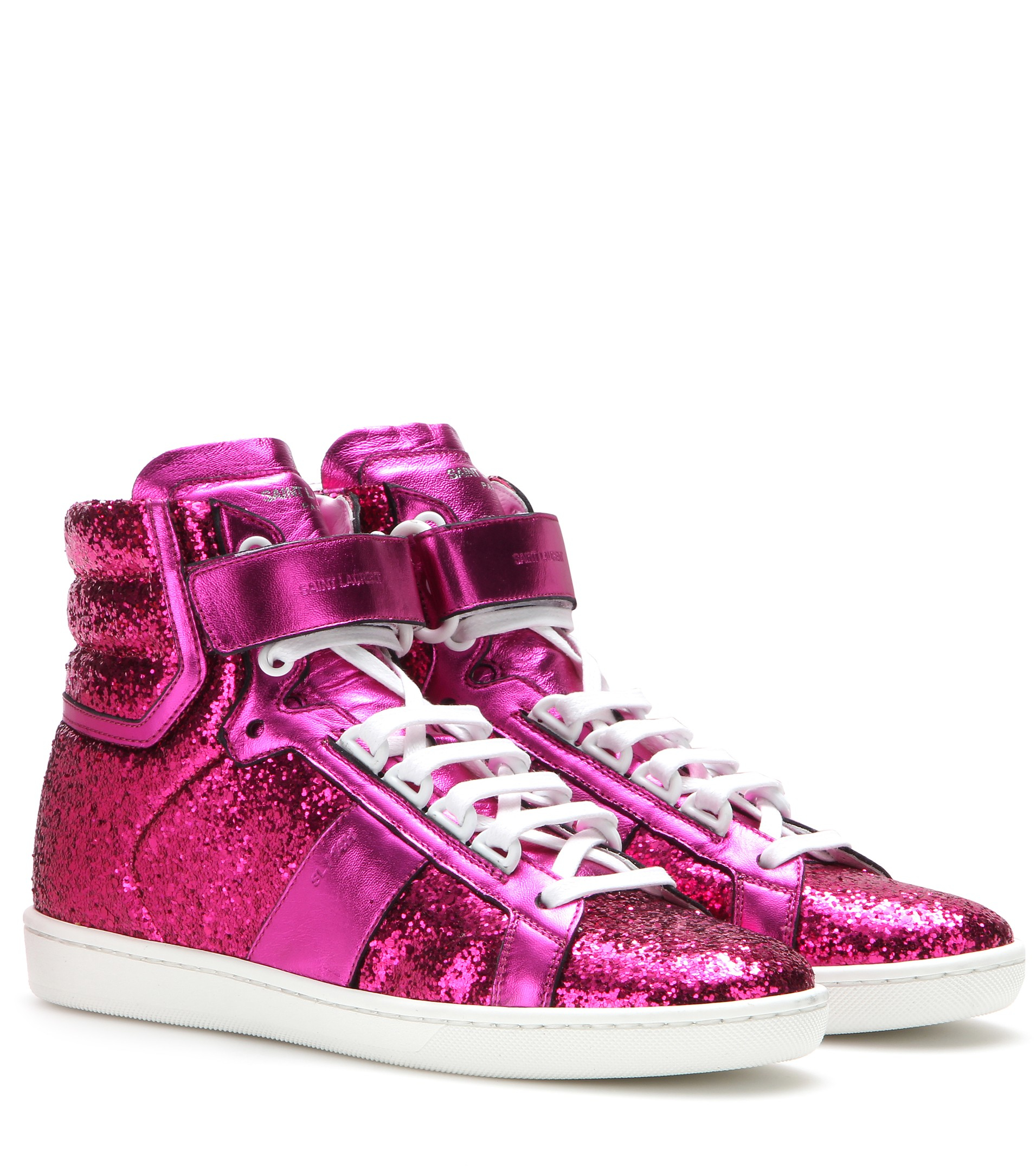 pink sequin sneakers