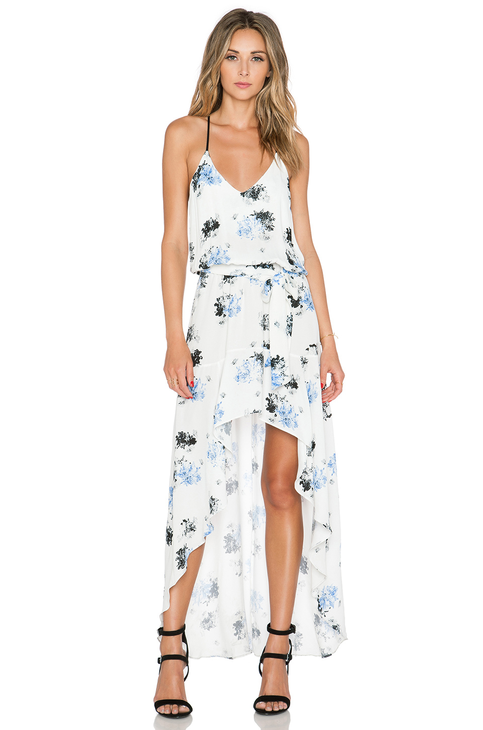 alma maxi dress in white lyst alma maxi dress in white lyst