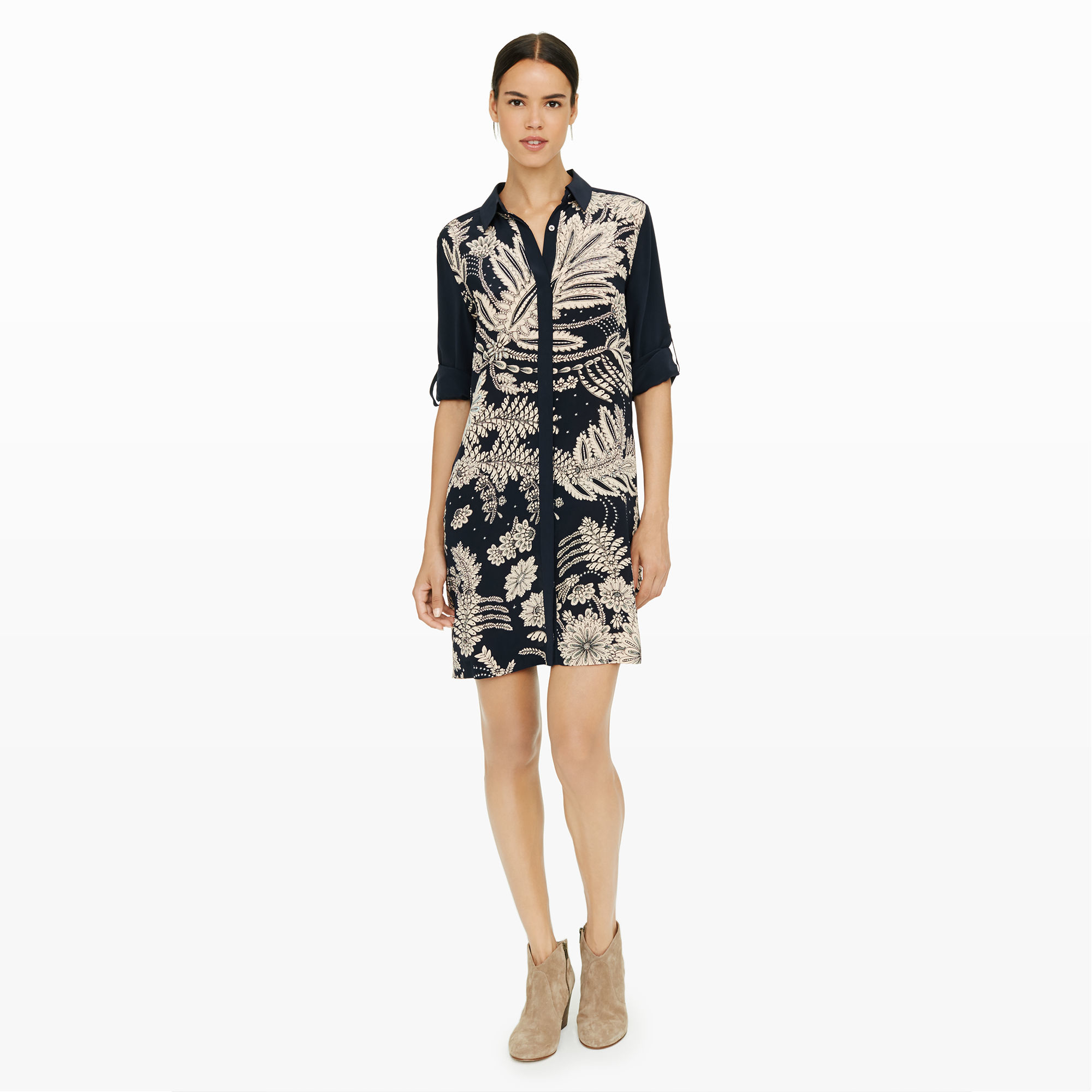 club monaco shirt dress