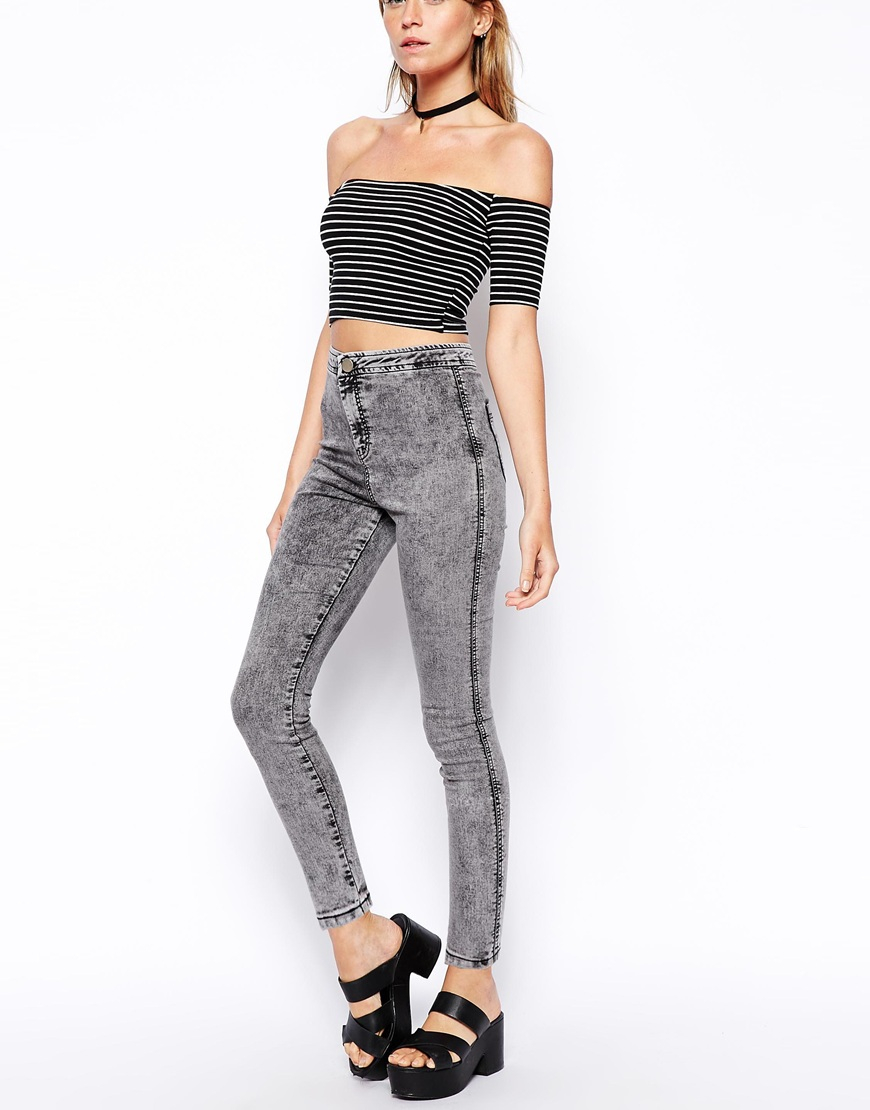 light grey jeggings