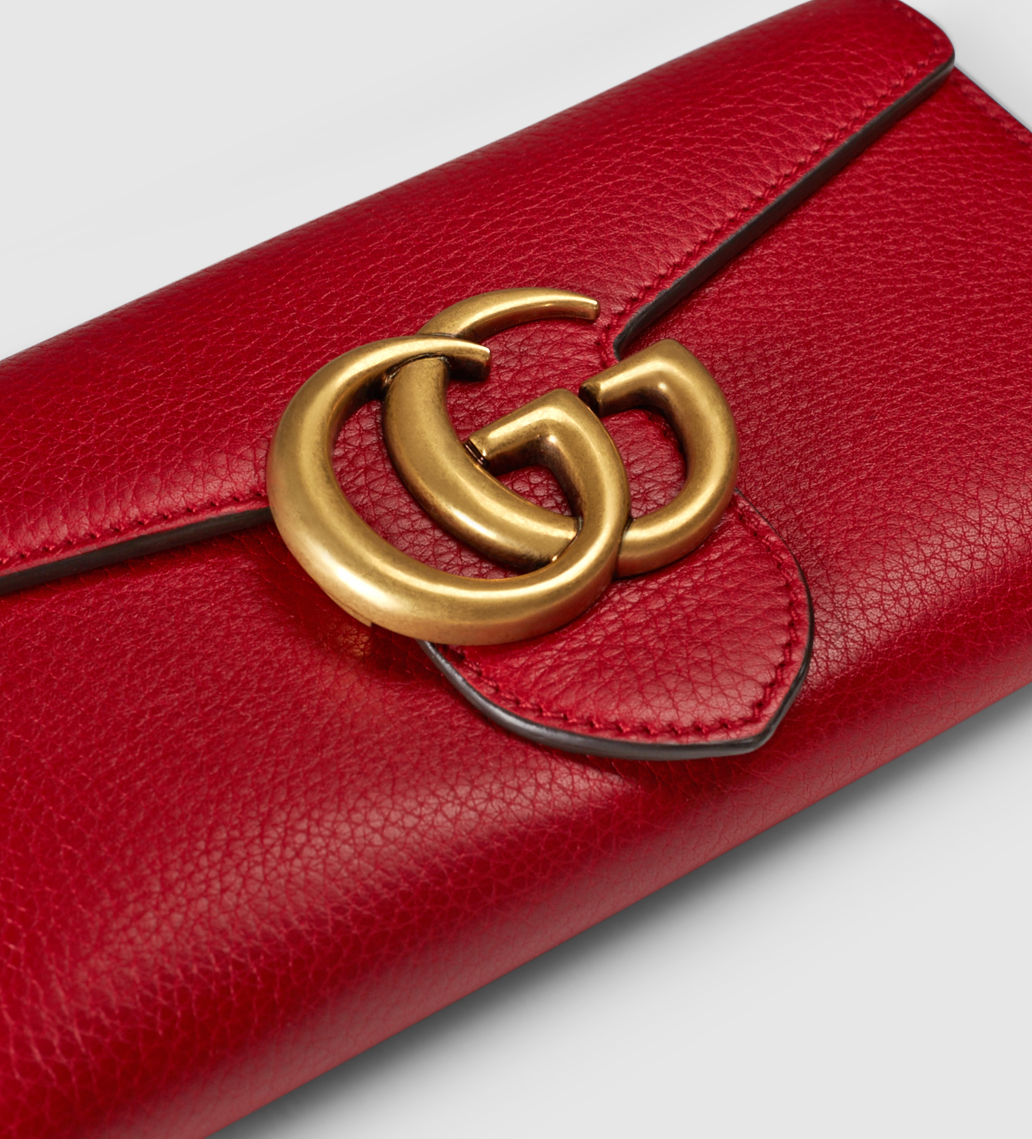 gucci marmont red wallet
