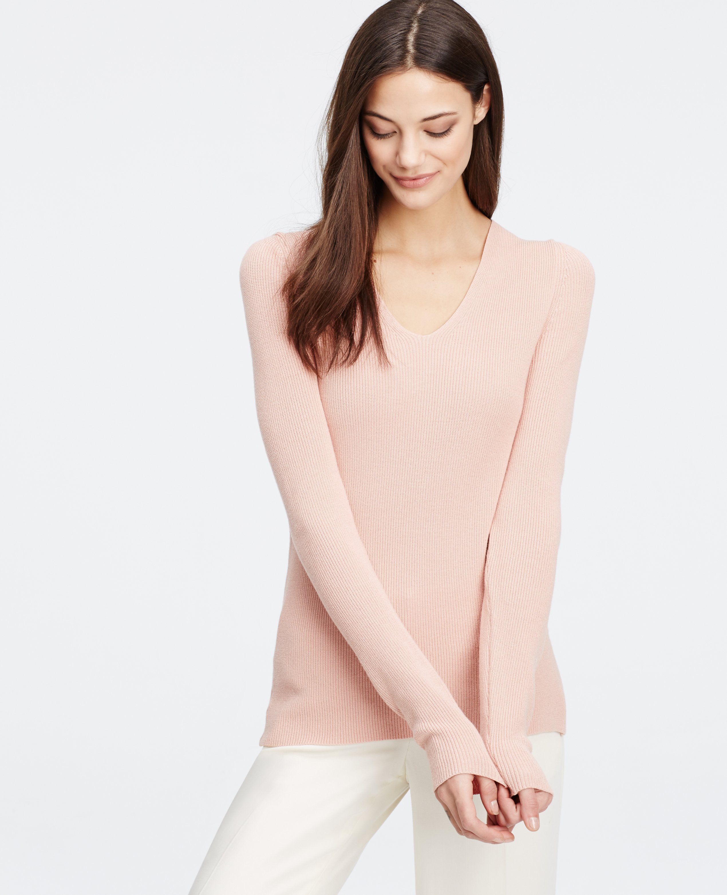 ann taylor v neck sweater