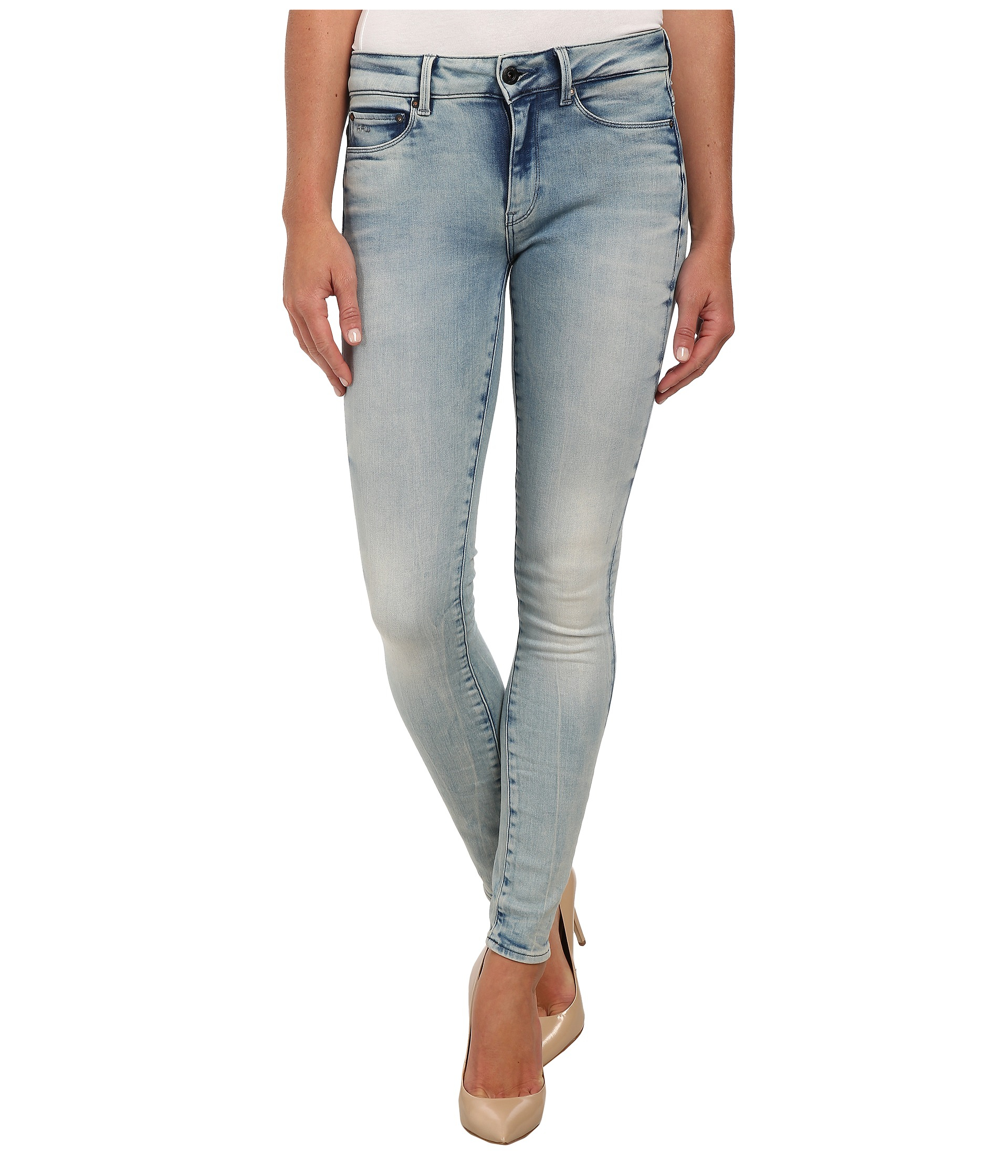 3301 contour high waist skinny jeans