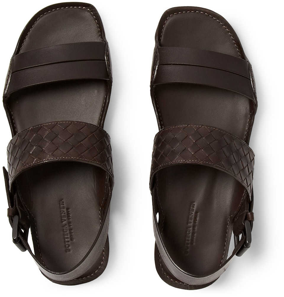 bottega veneta sandals brown