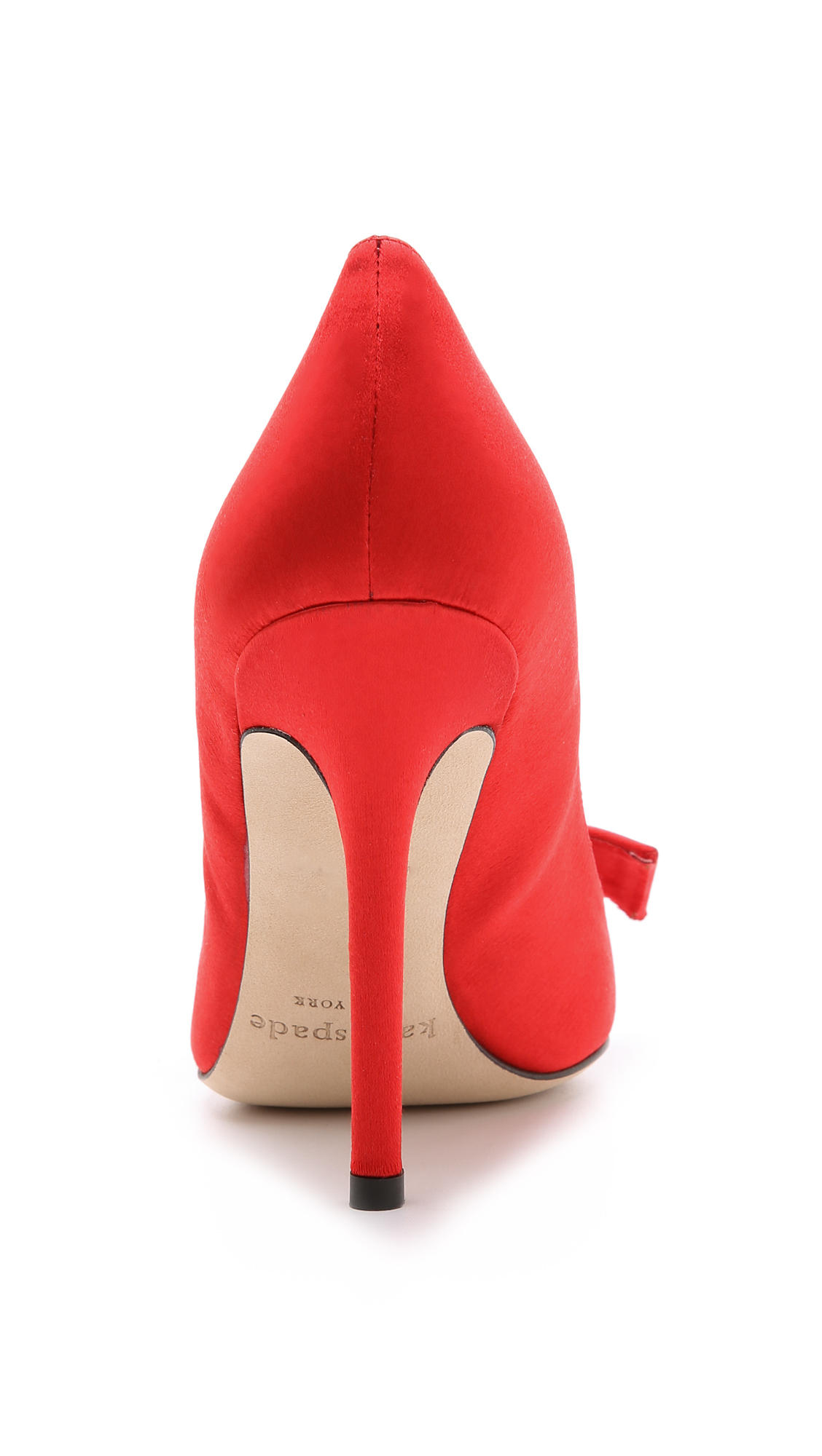 Kate Spade Layla Bow Pumps - Red | Lyst