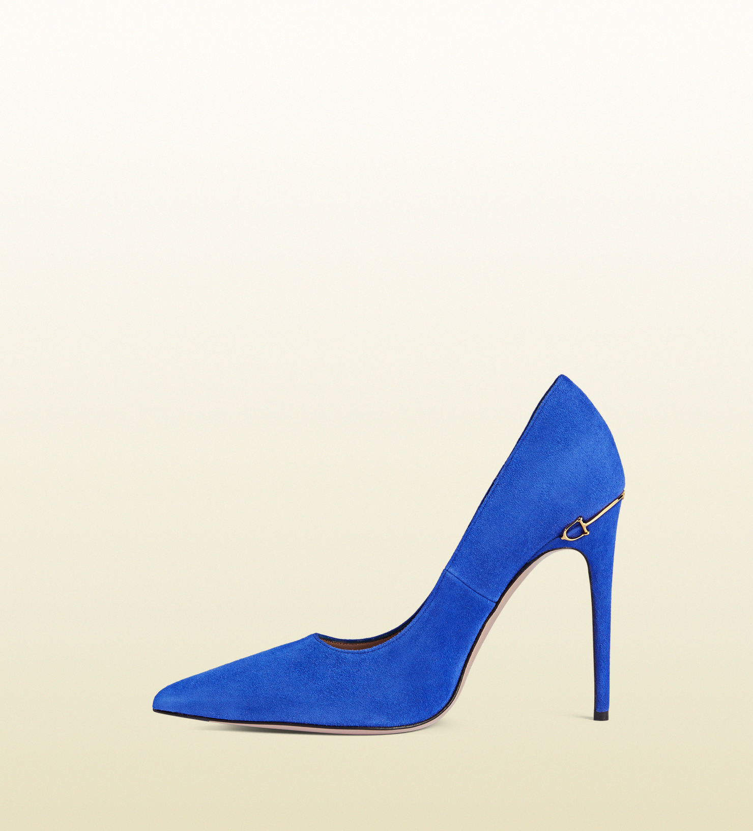 gucci blue pumps