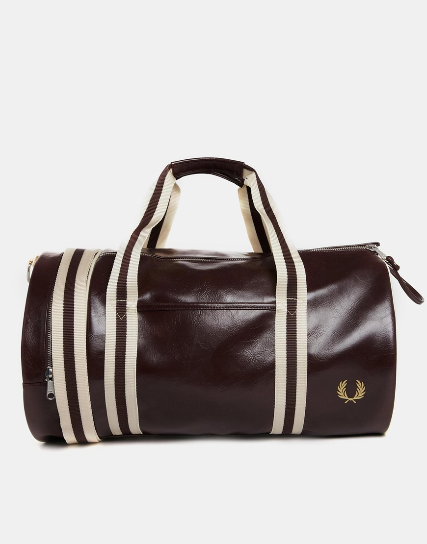 Fred Perry Classic Barrel Bag in Purple for Men | Lyst