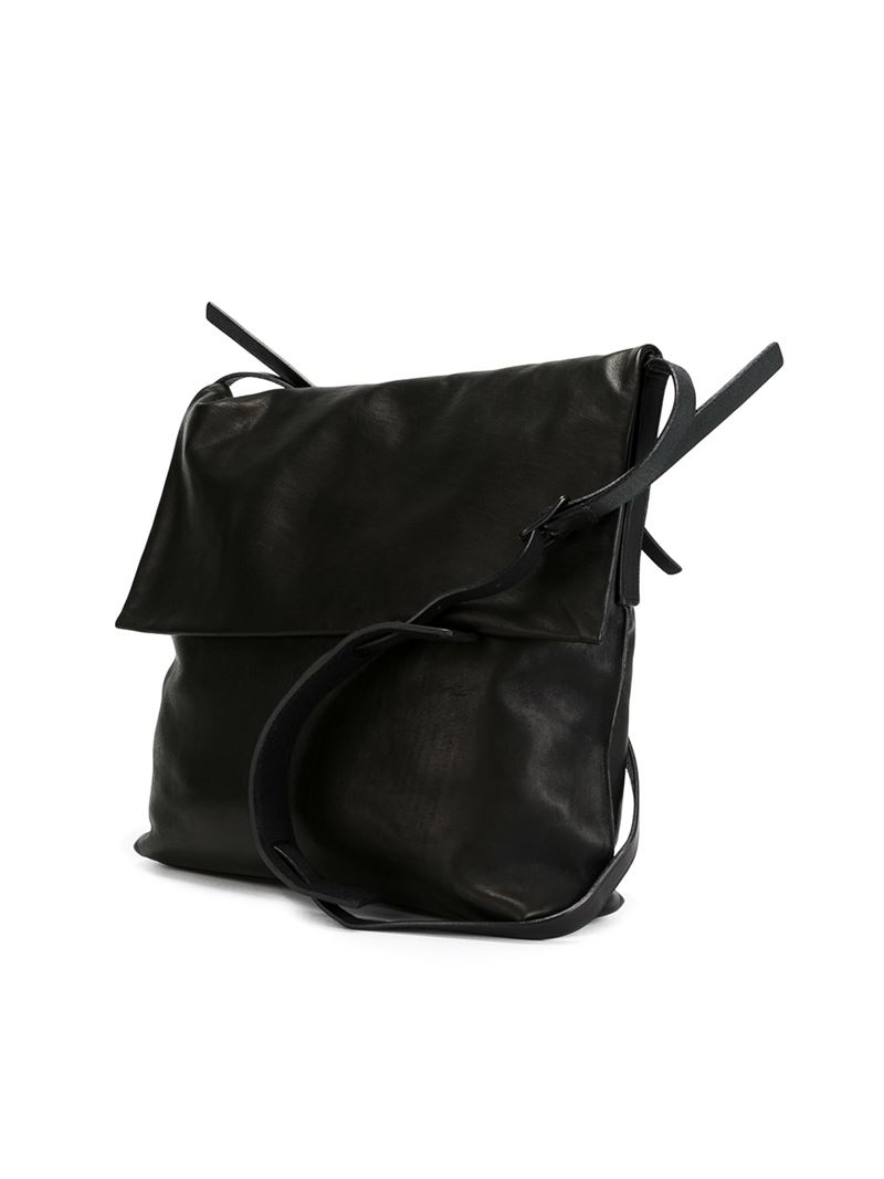 Yohji Yamamoto Large Messenger Bag in Black for Men - Lyst