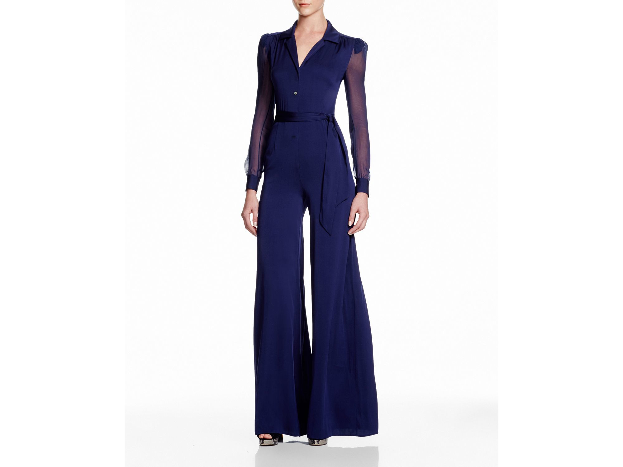 diane von furstenberg jumpsuit bloomingdales