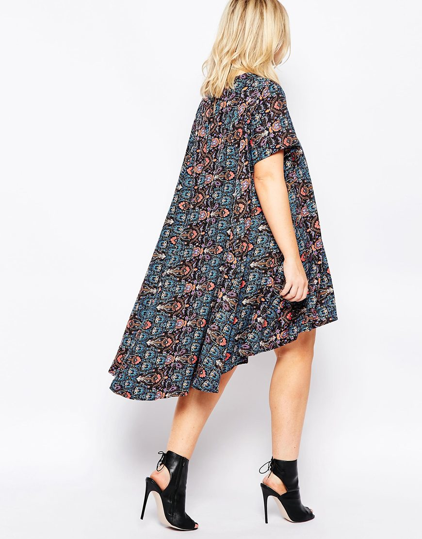 ax paris curve dip hem dress
