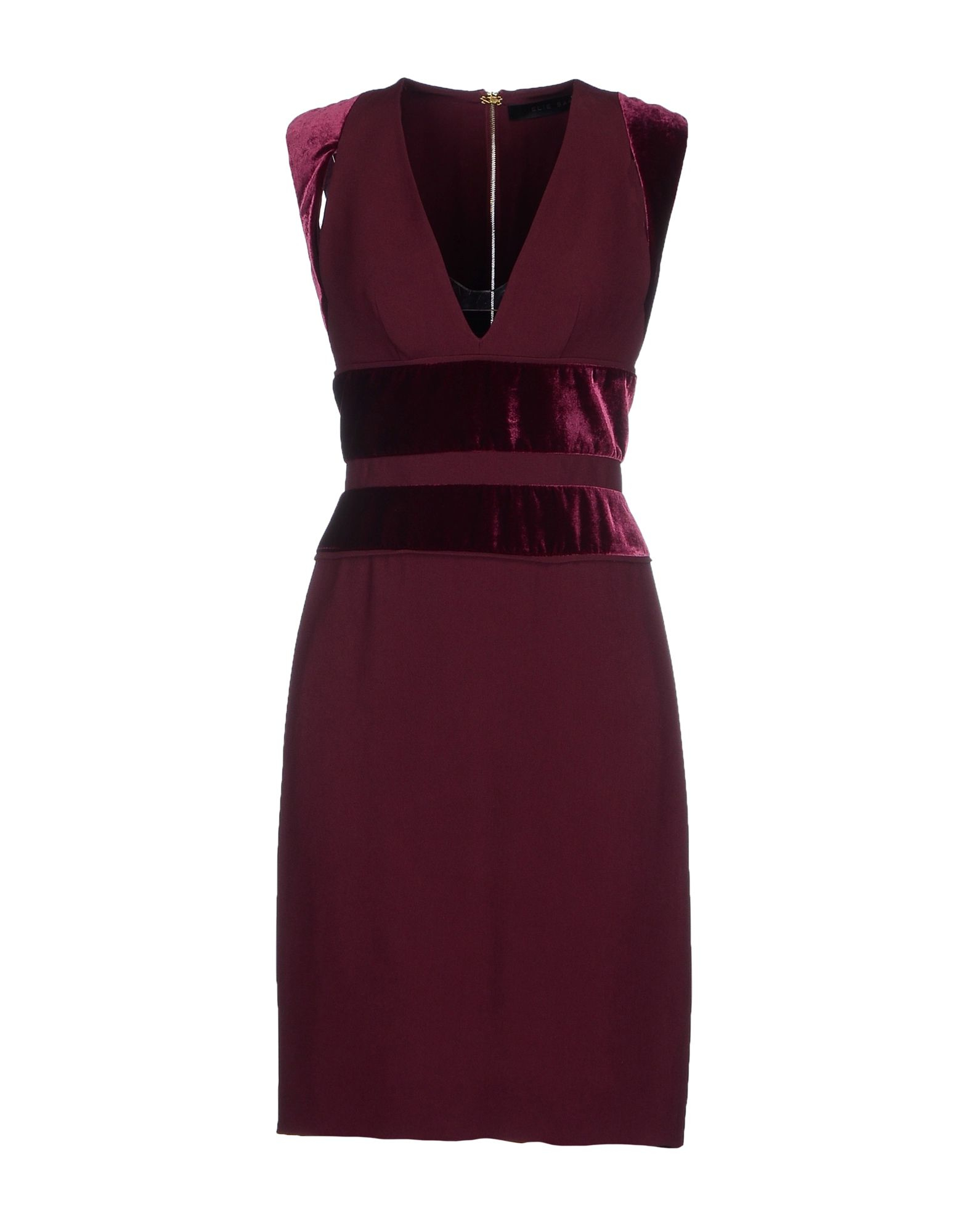 Lyst - Elie Saab Short Dress in Purple