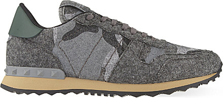 mens grey valentino trainers