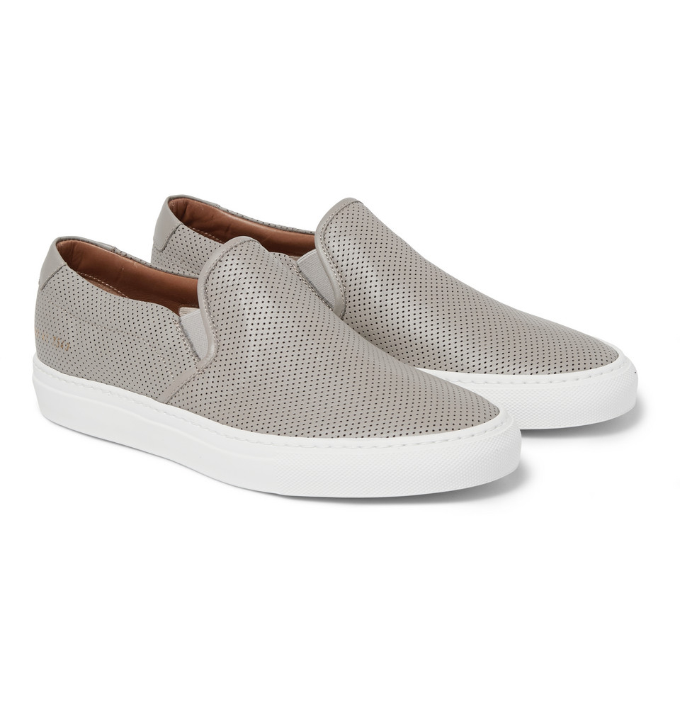 Common Projects Perforated Leather Slip 