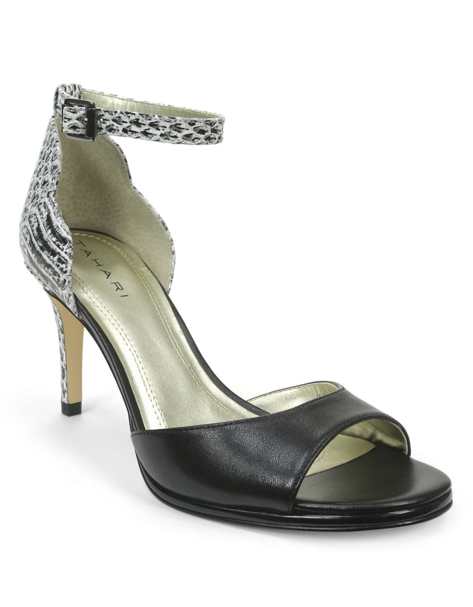 tahari black heels
