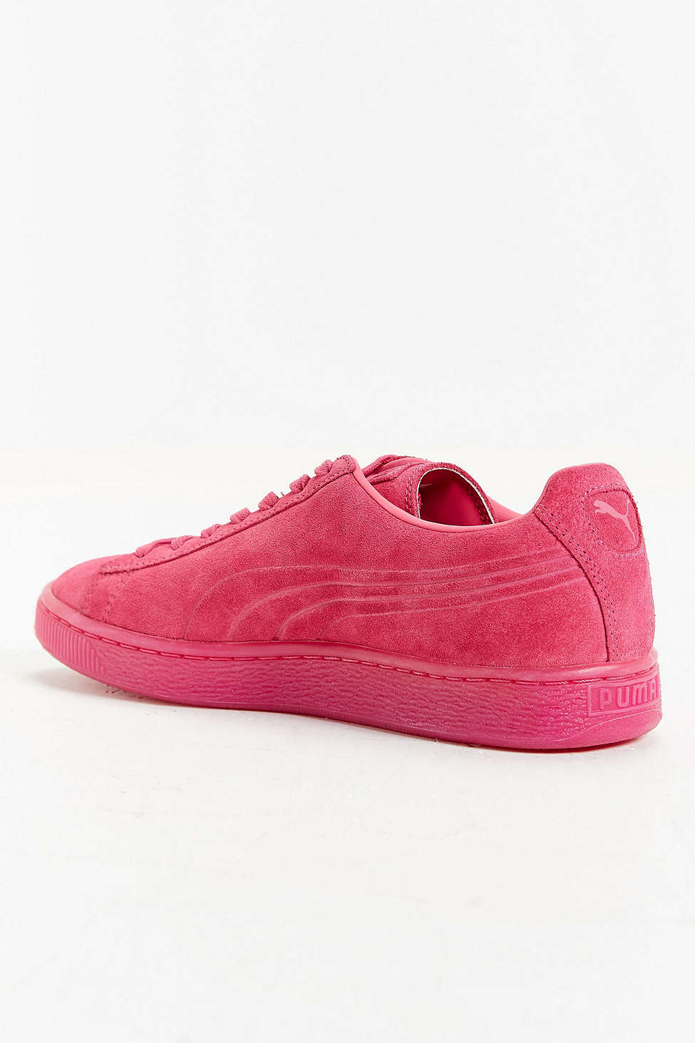 PUMA Suede Mono Sneaker in Pink - Lyst