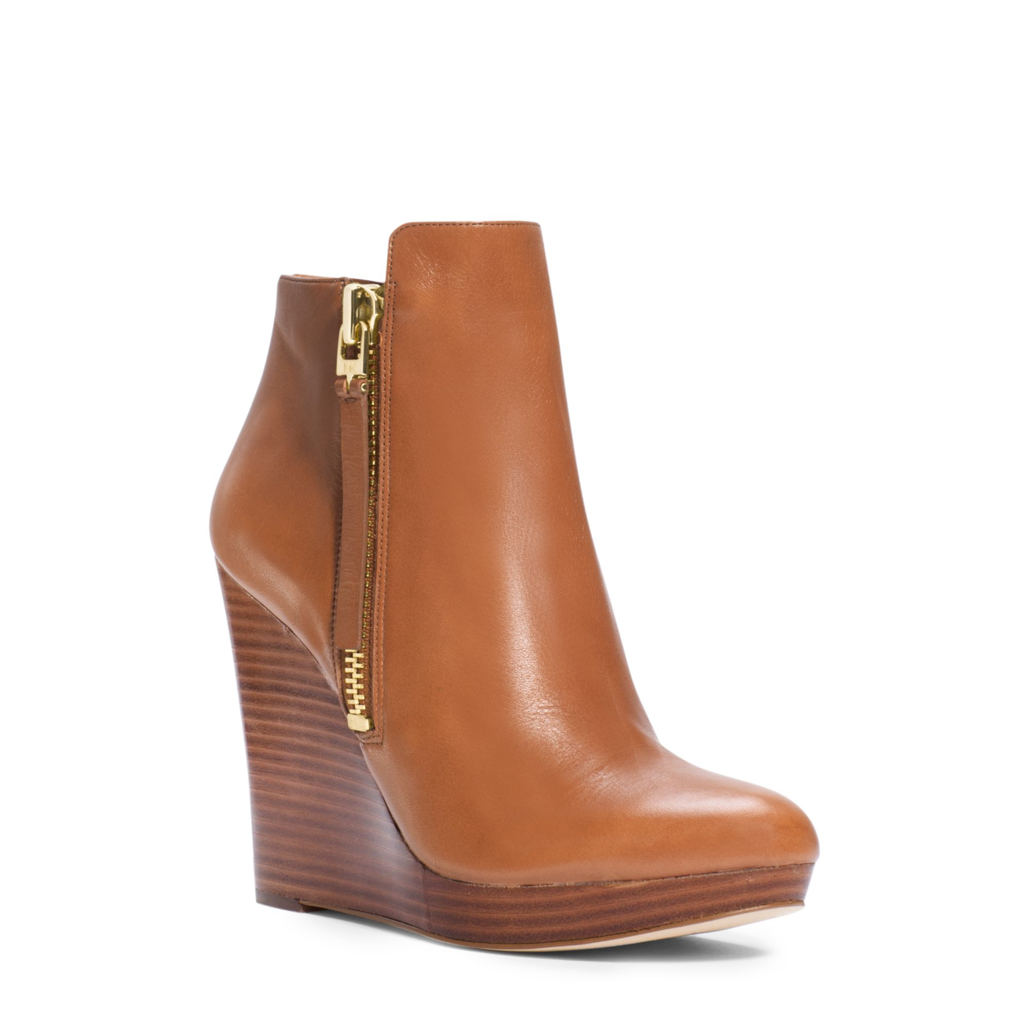 michael kors clara wedge boot