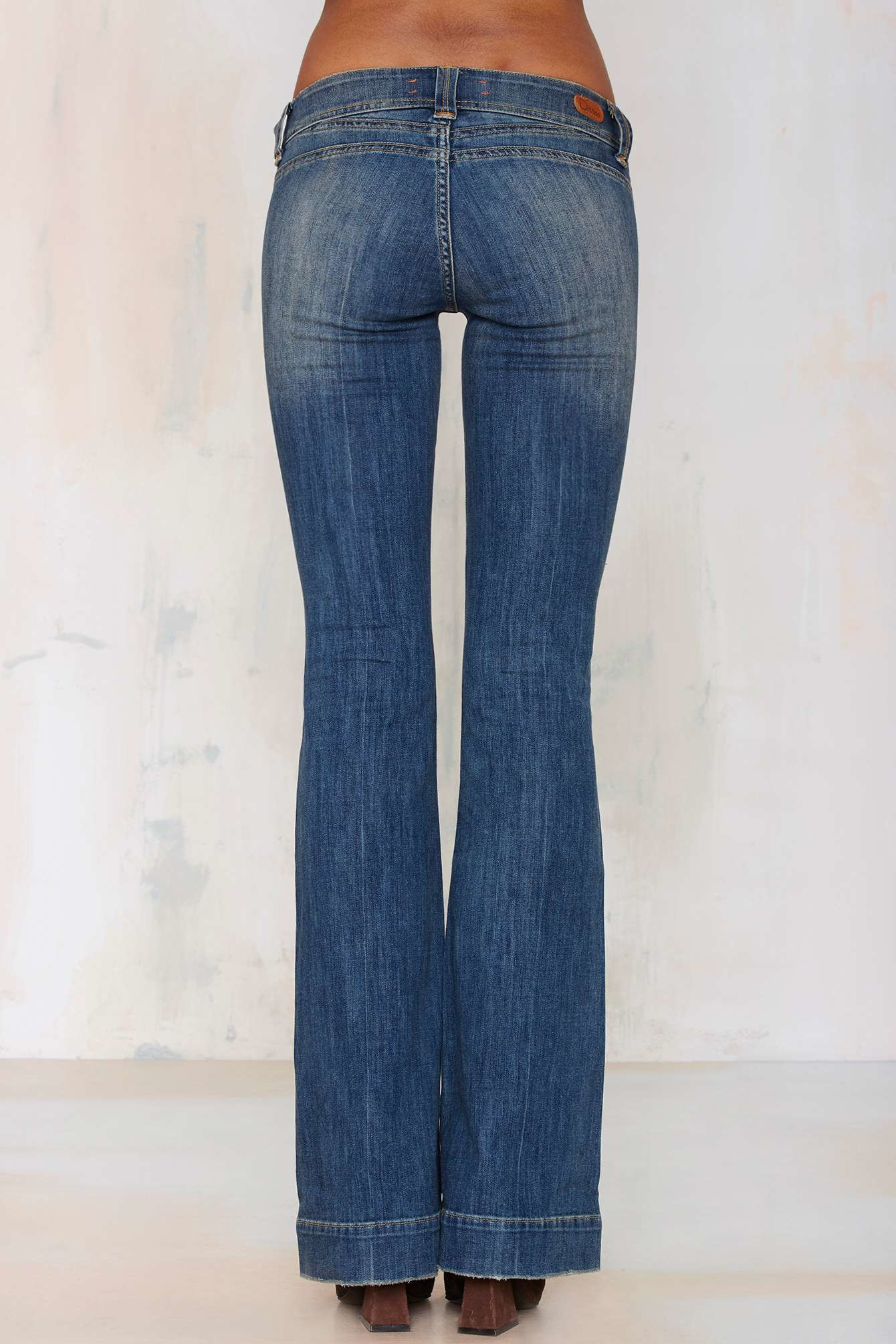 Dittos Aretha Low-rise Flare Jean in 