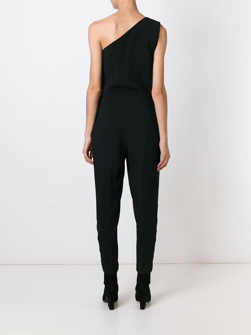 stella mccartney one shoulder jumpsuit