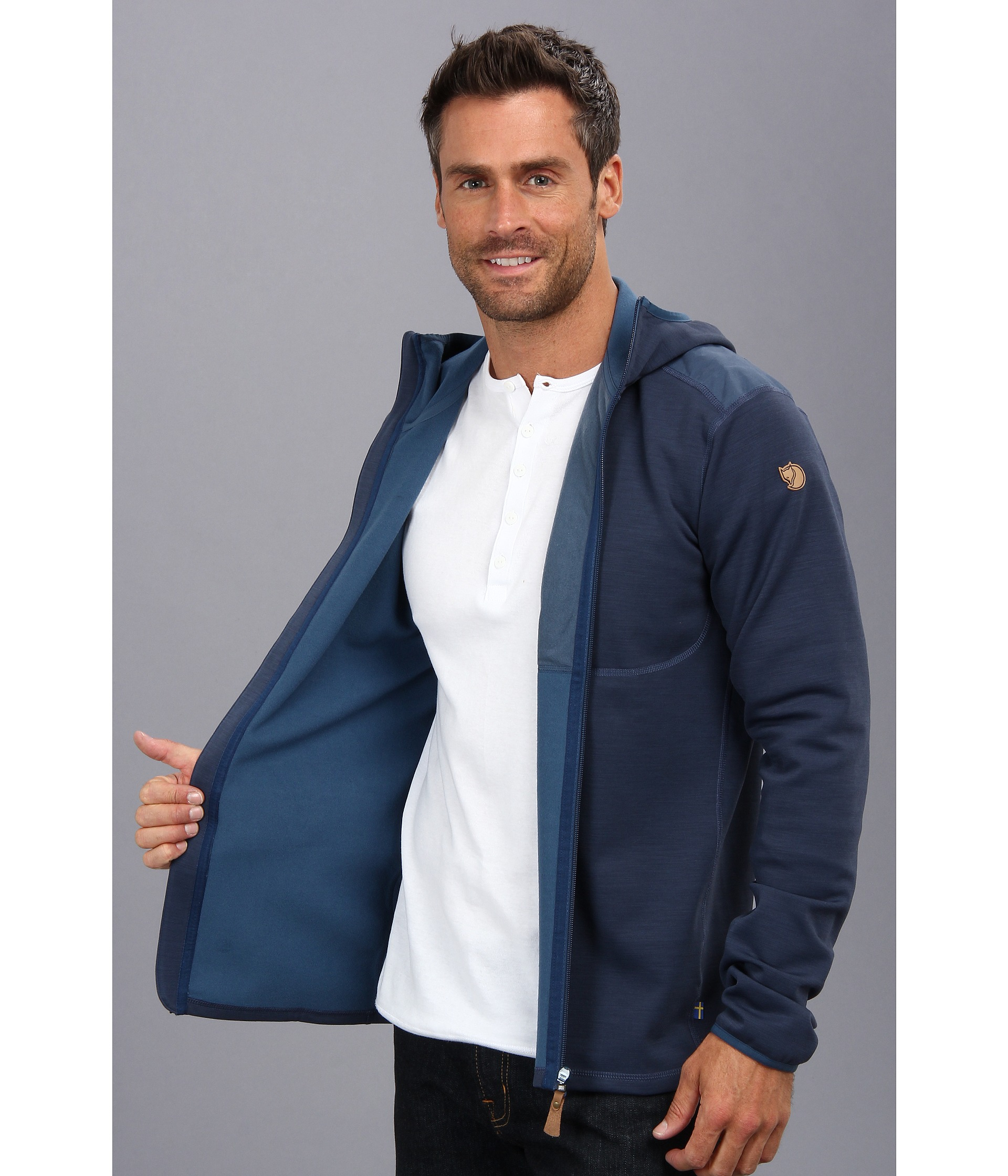 Fjallraven Keb Fleece Jacket in Blue for Men - Lyst