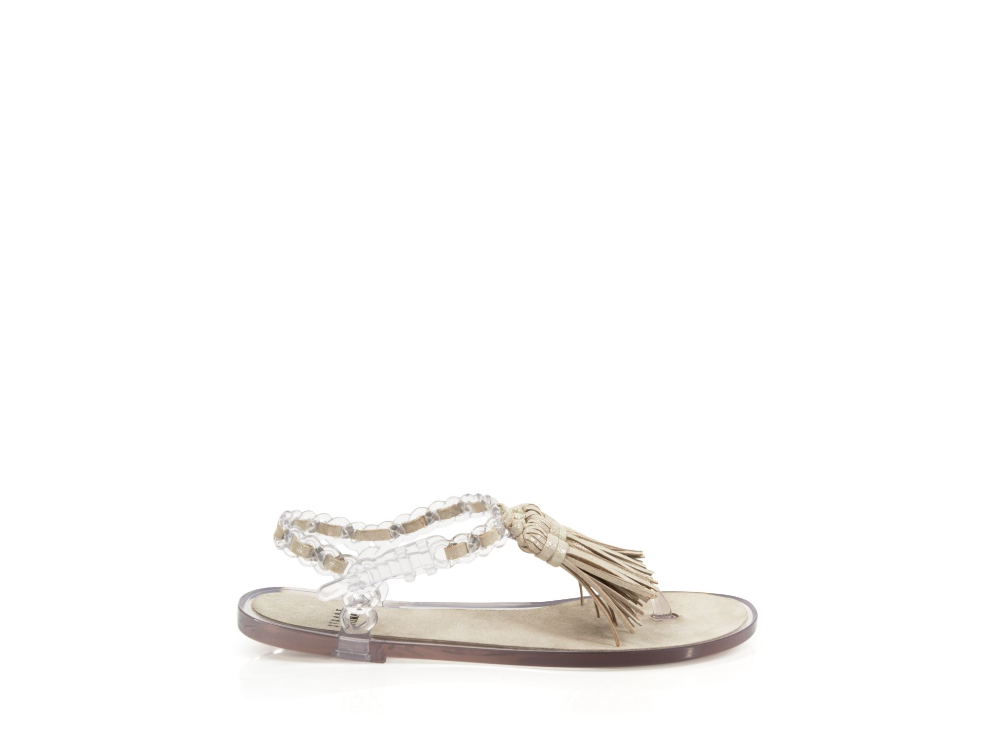 stuart weitzman plastic sandals