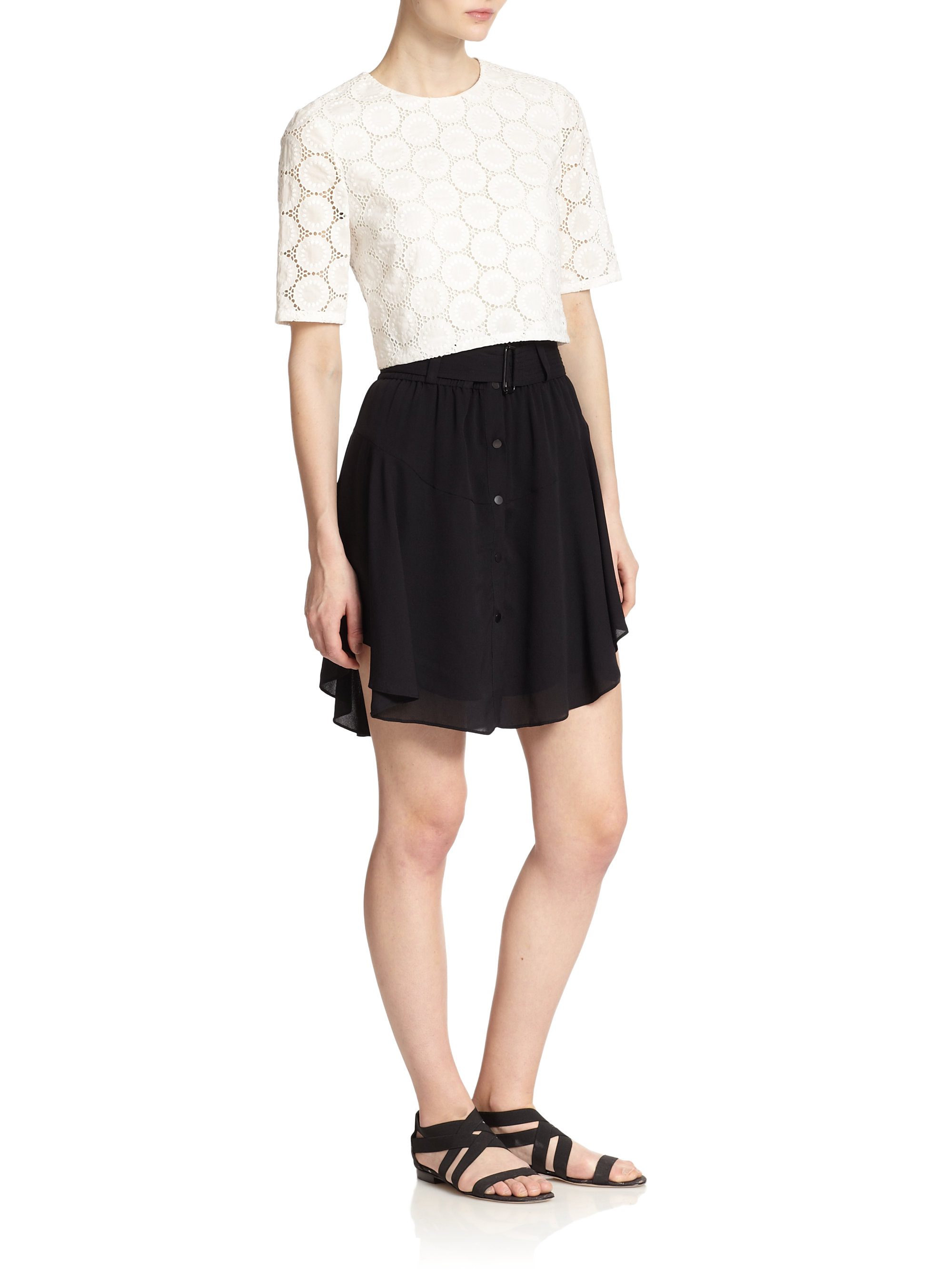 alc black skirt