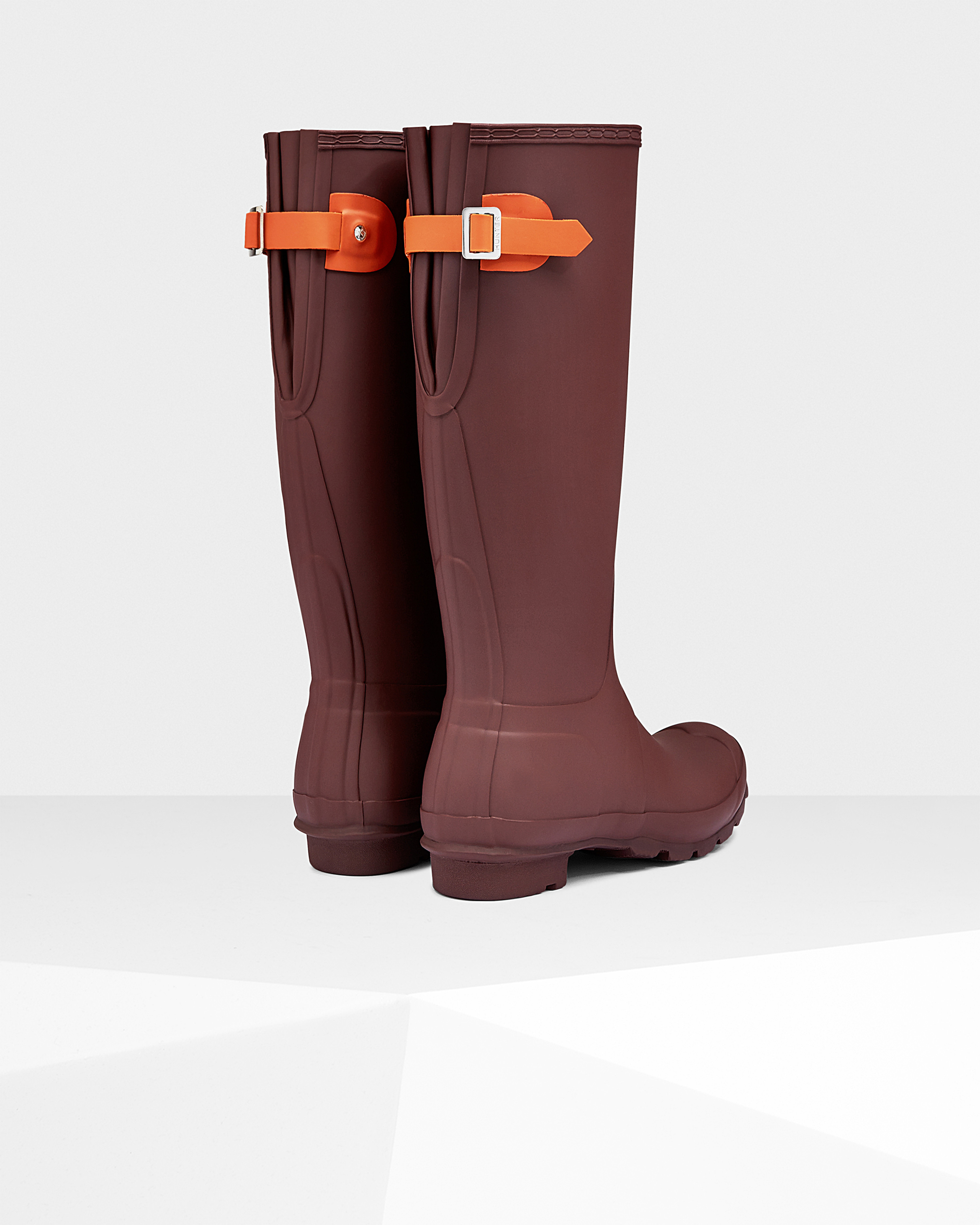 Lyst - Hunter Women's Original Back Adjustable Rain Boots in Orange
