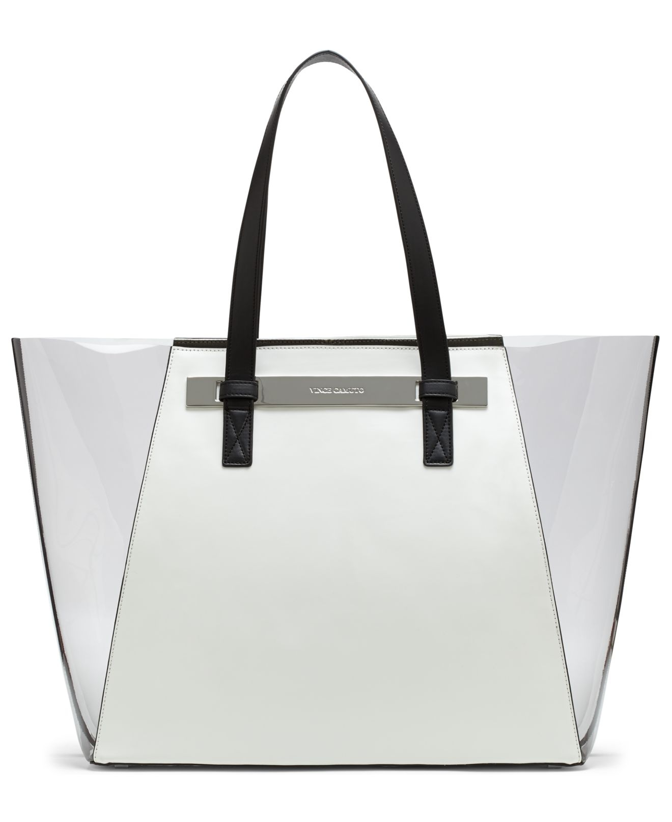 vince camuto clear tote