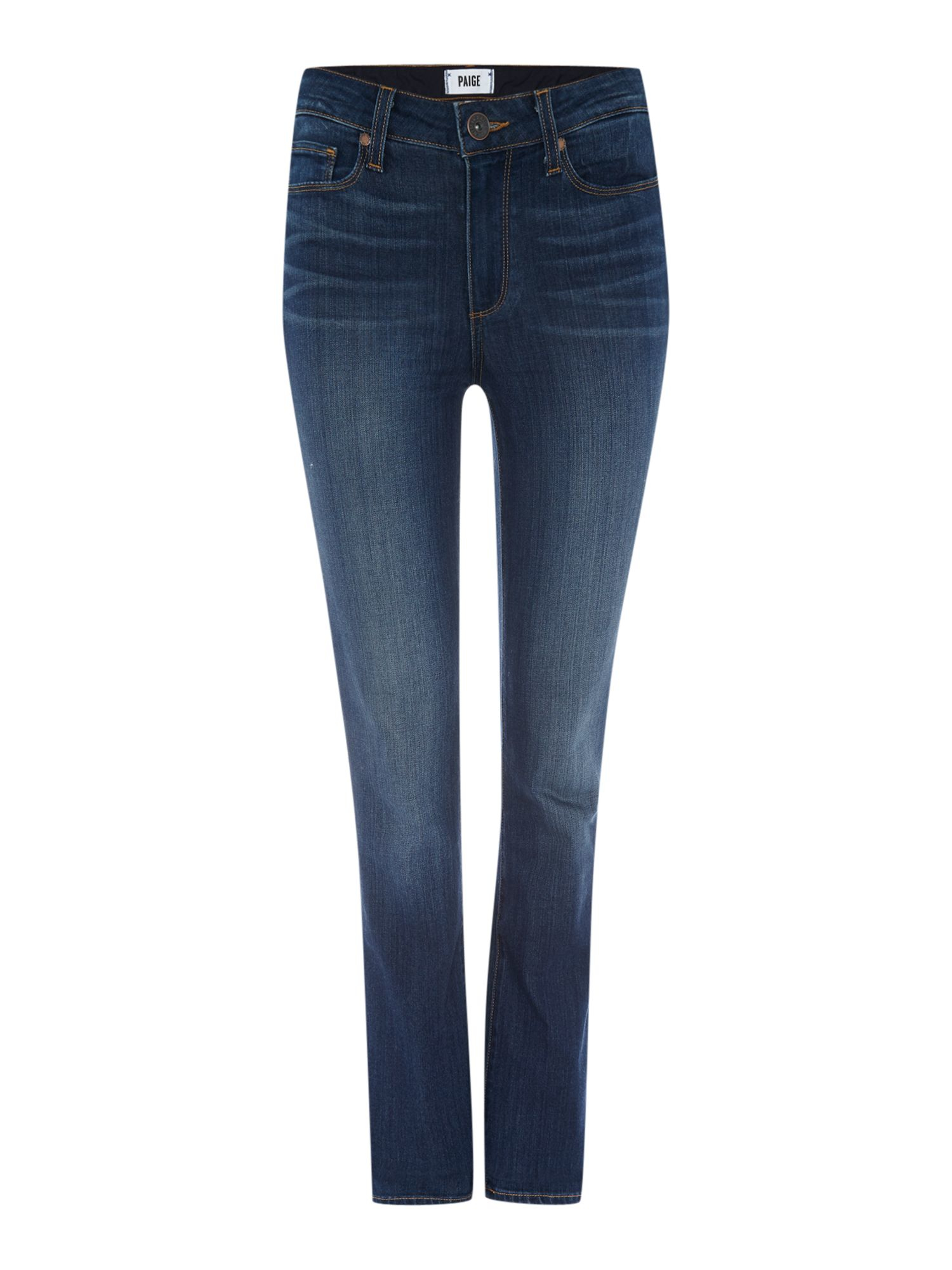 Paige Hoxton Mid Rise Straight Leg Jean In Raylene in Blue | Lyst