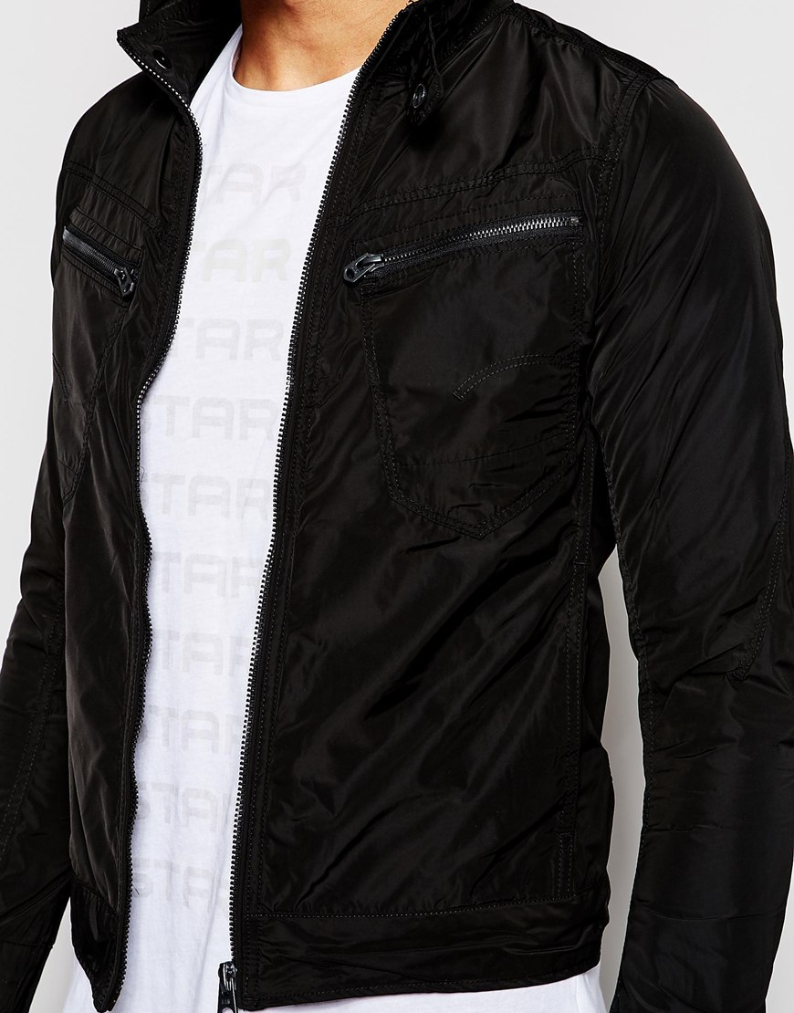 G-Star RAW Jacket Arc Zip 3d Slim Fit Nylon in Black for Men - Lyst