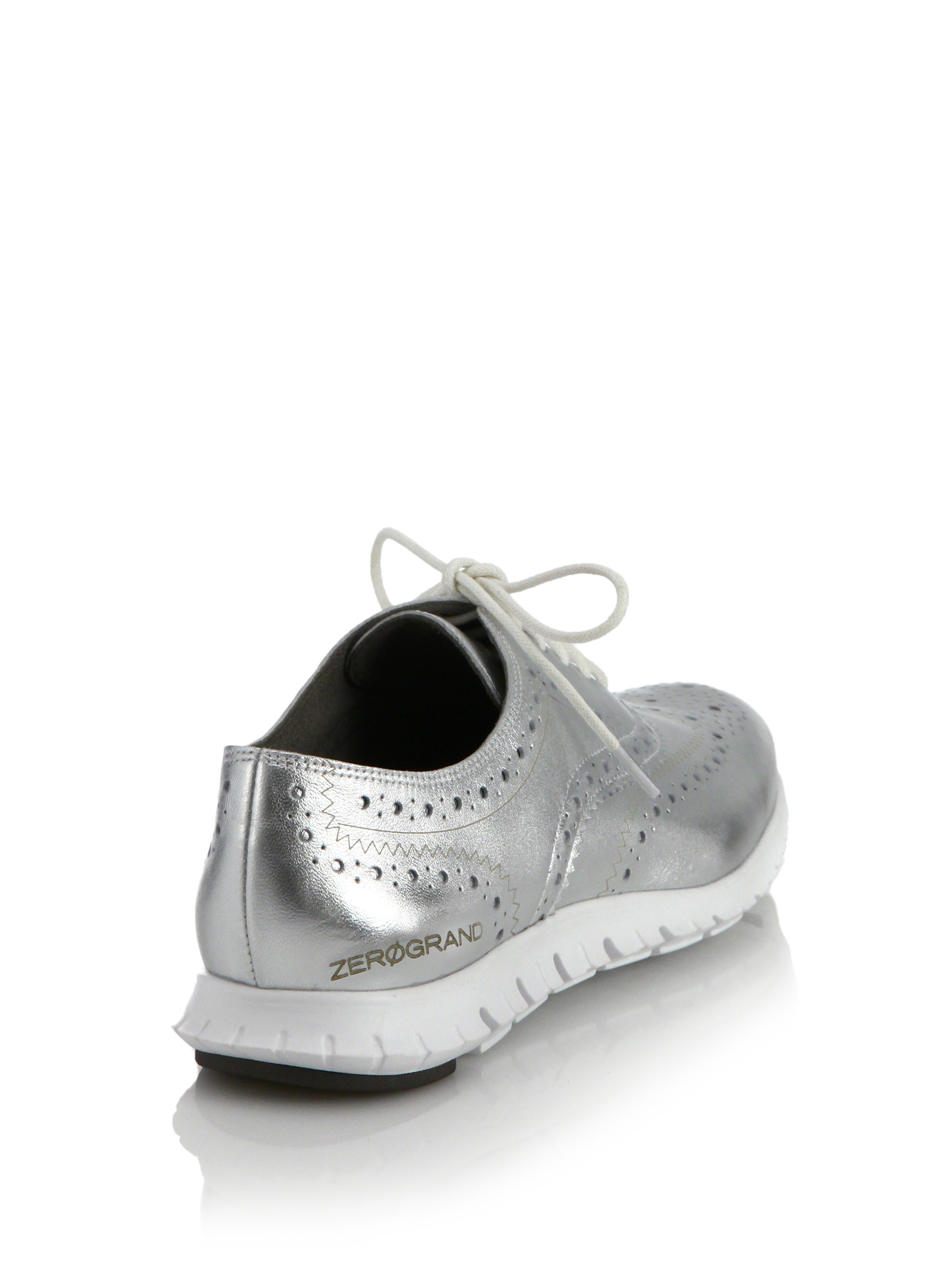 cole haan silver sneakers cheap online