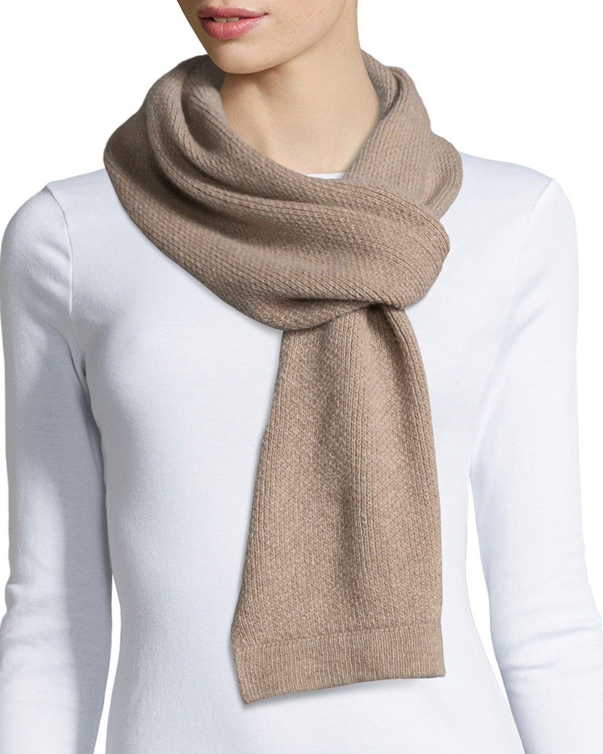 Lyst Portolano Cashmere Scarf in Brown