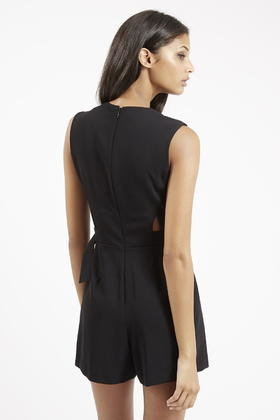 black buckle playsuit