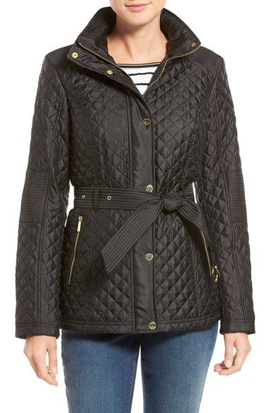 MICHAEL Michael Kors Belted Quilted 